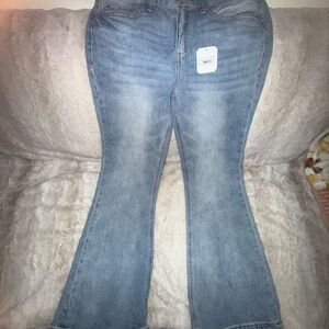 Altar'd State Light Blue Flare Jeans